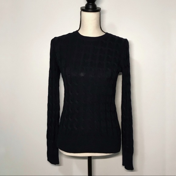 GAP Sweaters - GAP angora blend cable knit crew neck sweater, S